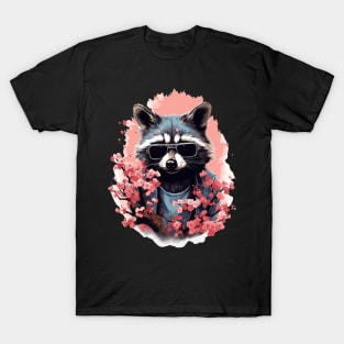 Cottagecore Kawaii Anime Raccoon Men Women Funny Raccoon T-Shirt